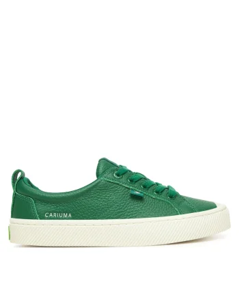Pantofi sport dama  Verde, piele naturala