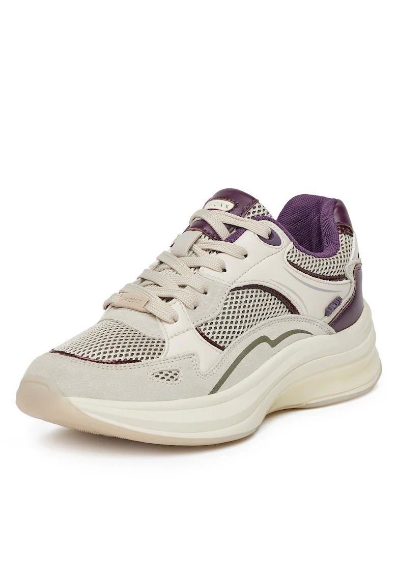 Pantofi sport dama,  MI001013951W, bej, piele naturala