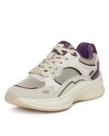 Pantofi sport dama,  MI001013951W, bej, piele naturala