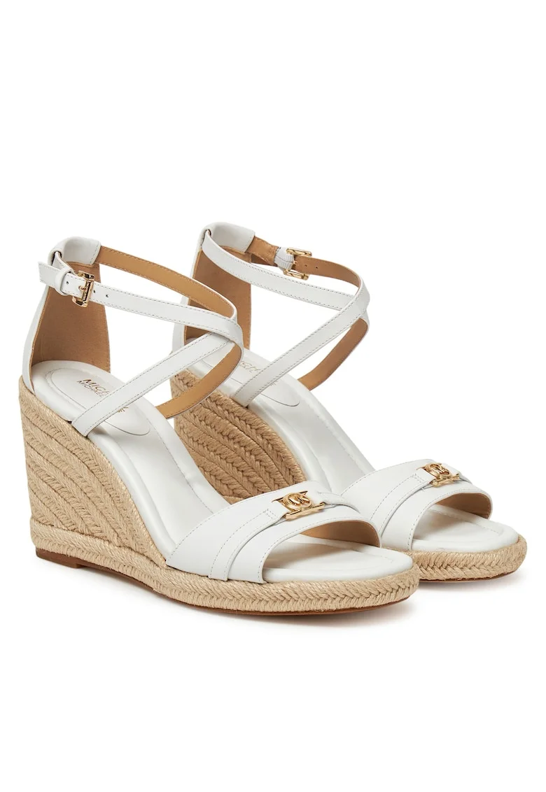 Espadrile dama,  piele ecologica, alb