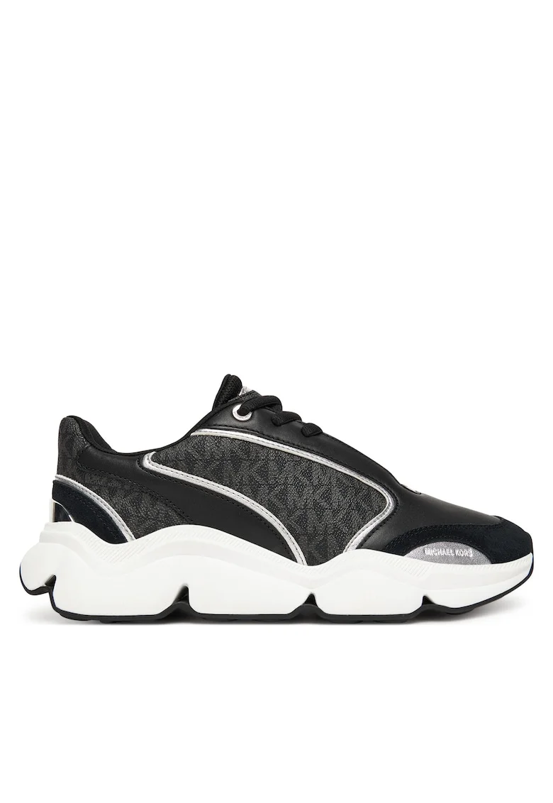 Adidasi sport dama  43F5RNFS1S, piele naturala, negru