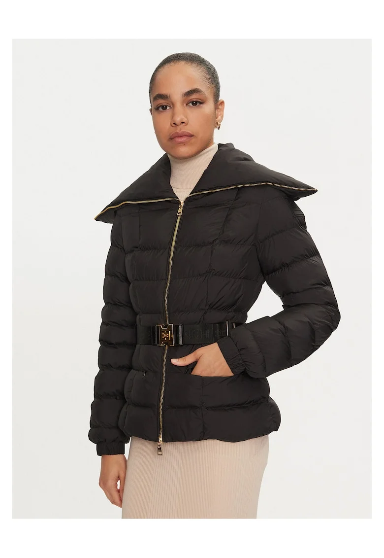 Geaca puf  negru, Negru