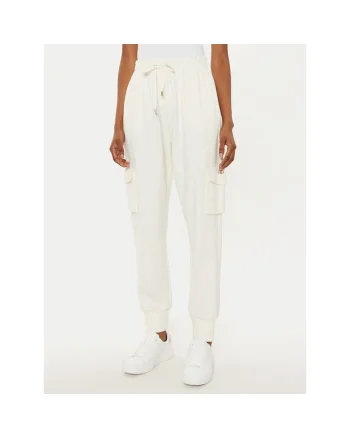 Pantaloni de trening pentru dama  alb