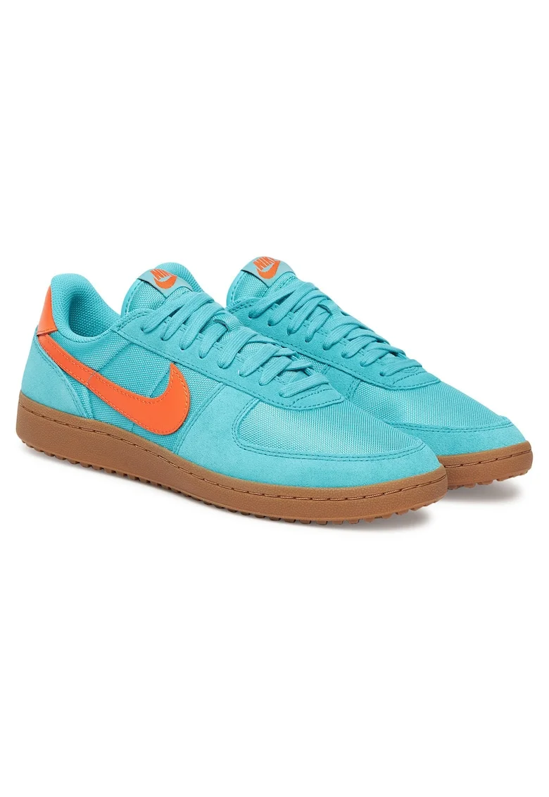Pantofi sport barbati  Dusty Cactus/Safety Orange, fitness, textil, albastru