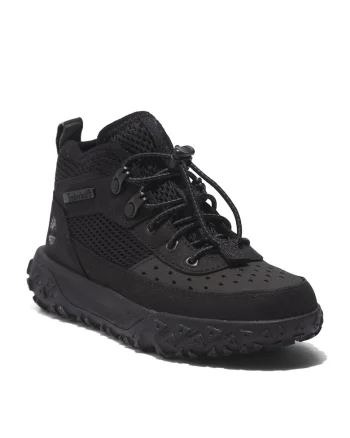 Ghete sport copii,  piele naturala, negru
