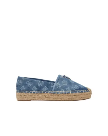 Mocasini dama,  espadrile, tesatura, albastru