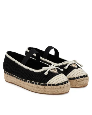 Mocasini dama  negru/ alb, tesatura