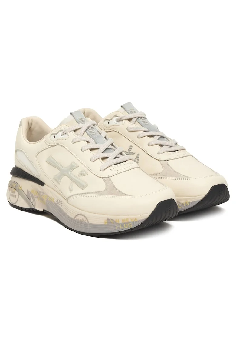 Pantofi sport barbati  Off White, piele naturala, pentru alergare