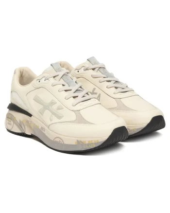 Pantofi sport barbati  Off White, piele naturala, pentru alergare