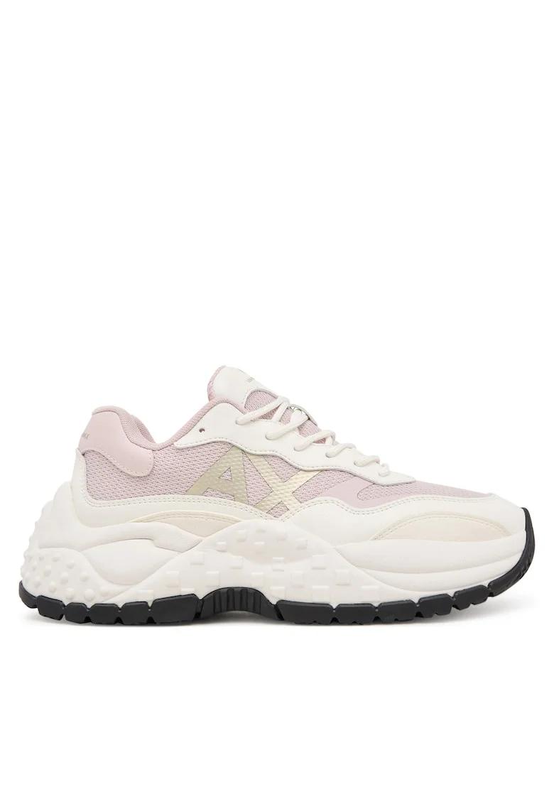 Pantofi sport dama  XW001626 AF19530 MZ2, tesatura, alb/roz