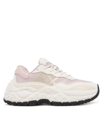 Pantofi sport dama  XW001626 AF19530 MZ2, tesatura, alb/roz