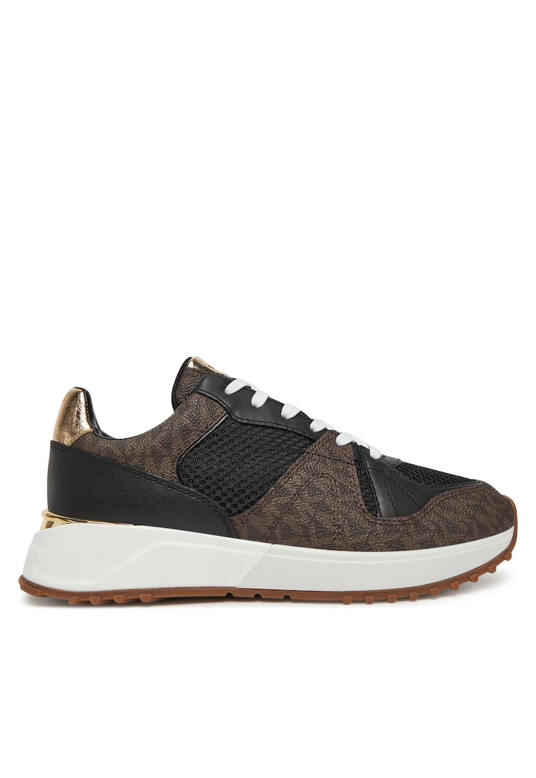 Adidasi sport dama  43S5JMFS1B, piele naturala, maro/negru