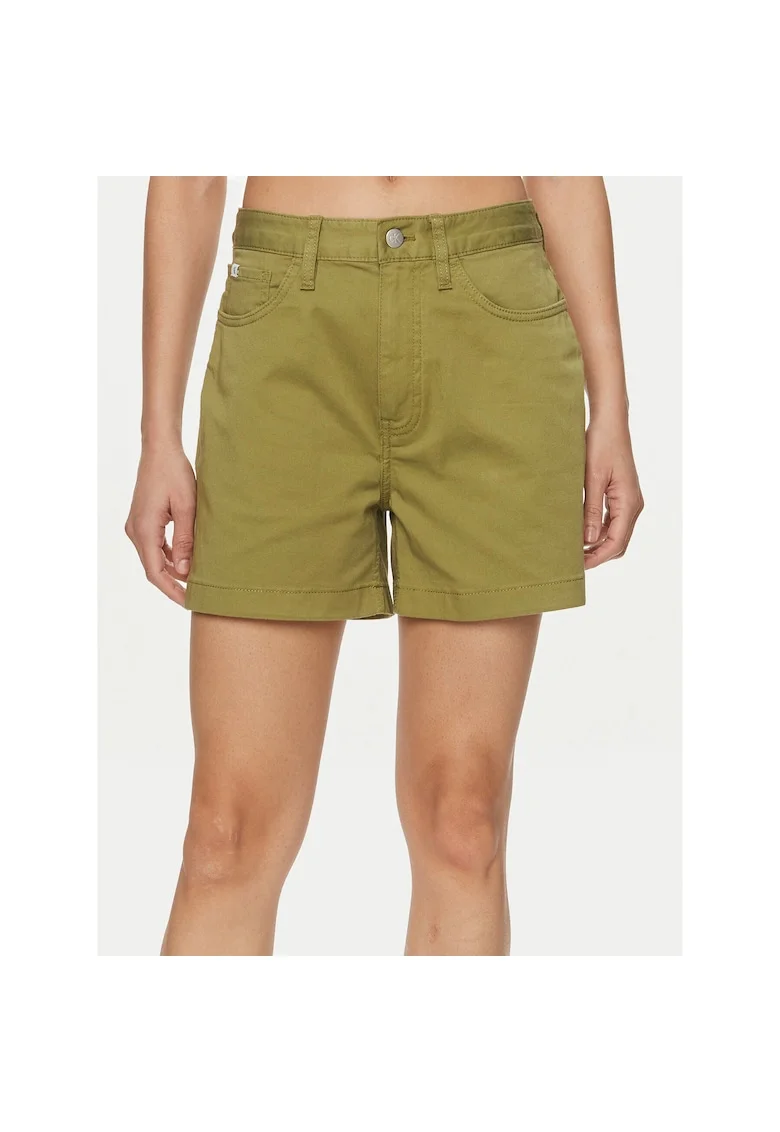 Pantaloni sport dama,  scurti, verzi, bumbac