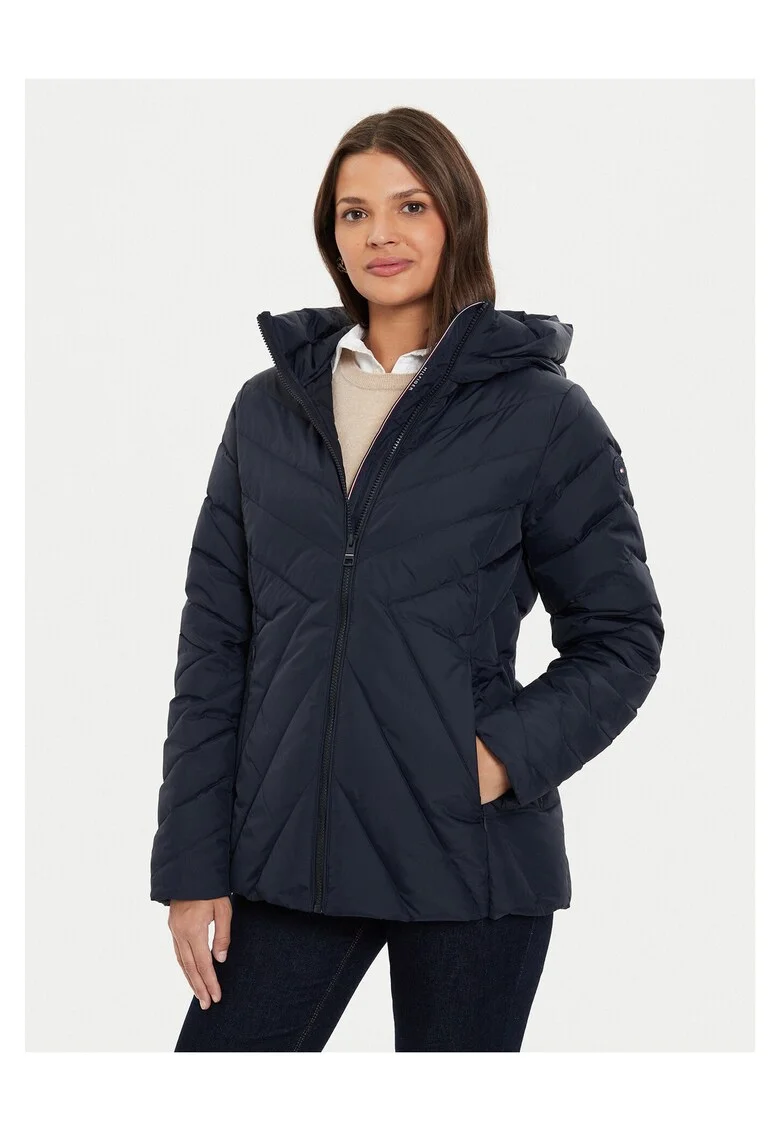 Geaca de puf bleumarin  dama, Bleumarin