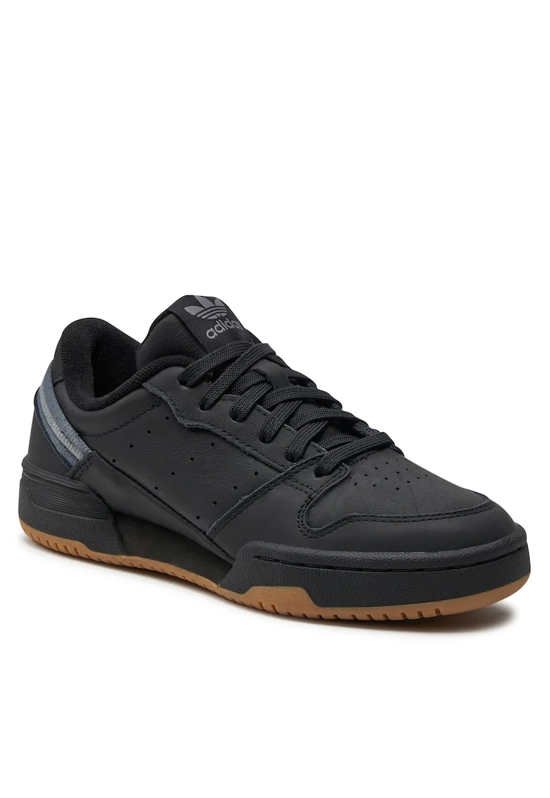 Pantofi sport unisex,  Team Court 2 Str IE3, negru, piele ecologica
