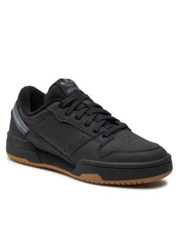 Pantofi sport unisex,  Team Court 2 Str IE3, negru, piele ecologica