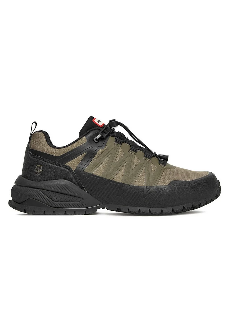 Pantofi sport barbati,  de trekking, verde, textil
