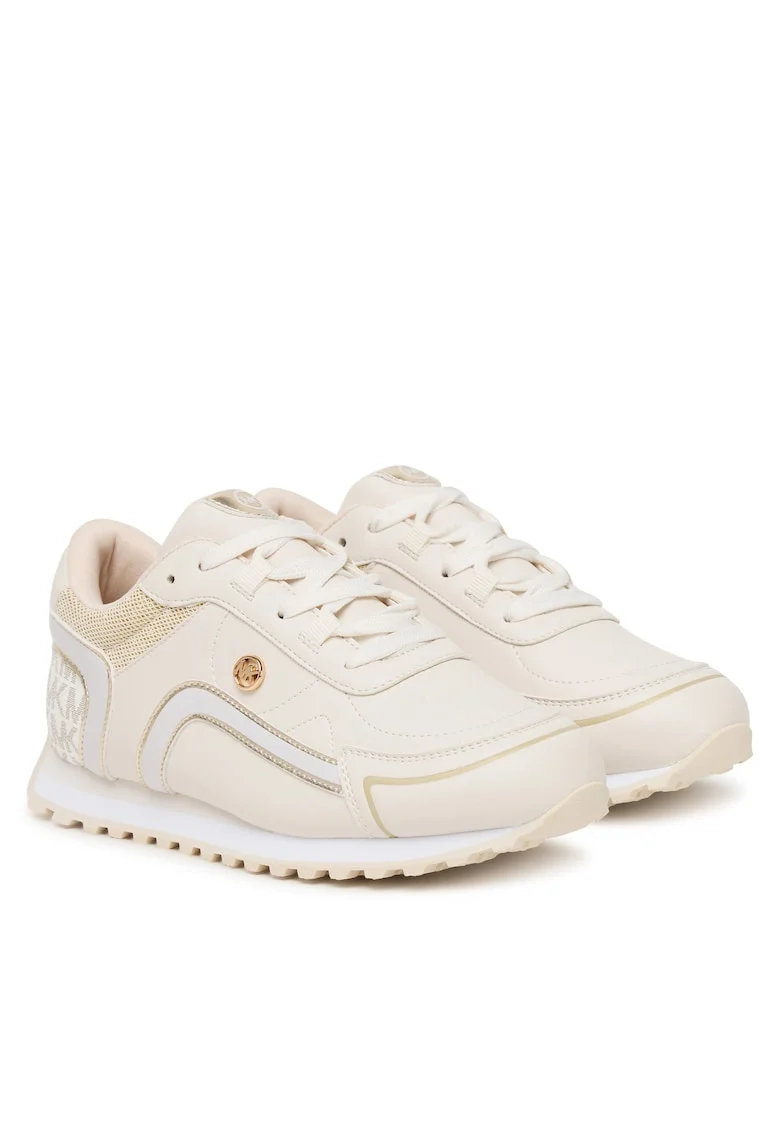 Pantofi sport copii  Byrdie Trainer, vanilie/auriu, piele ecologica