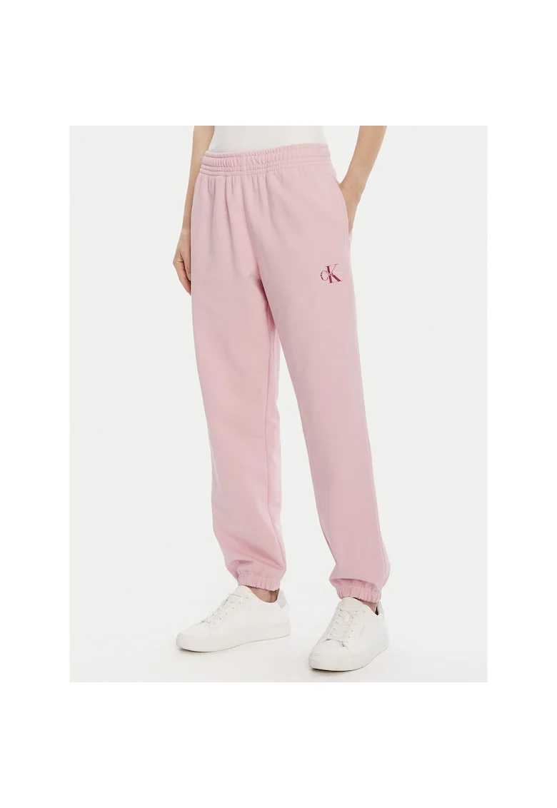 Pantaloni sport dama  roz, bumbac