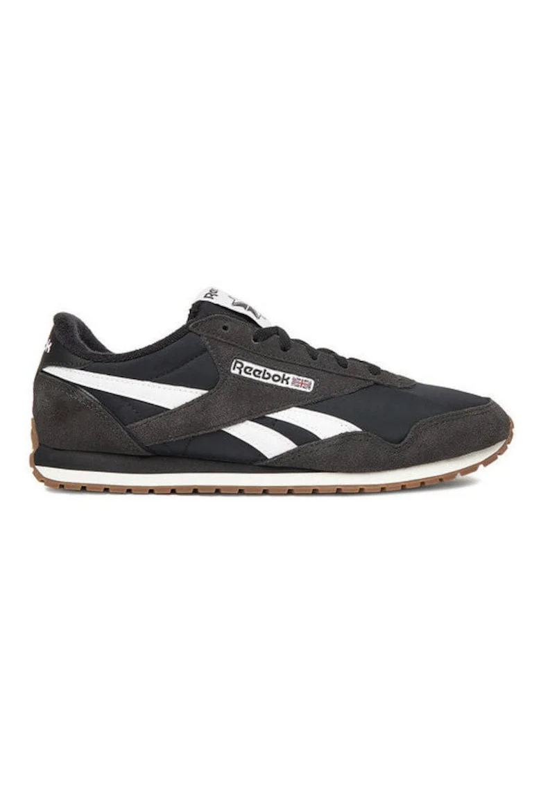 Pantofi sport barbati,  EOSS-CLASSIC AZ 1002, piele naturala, negru