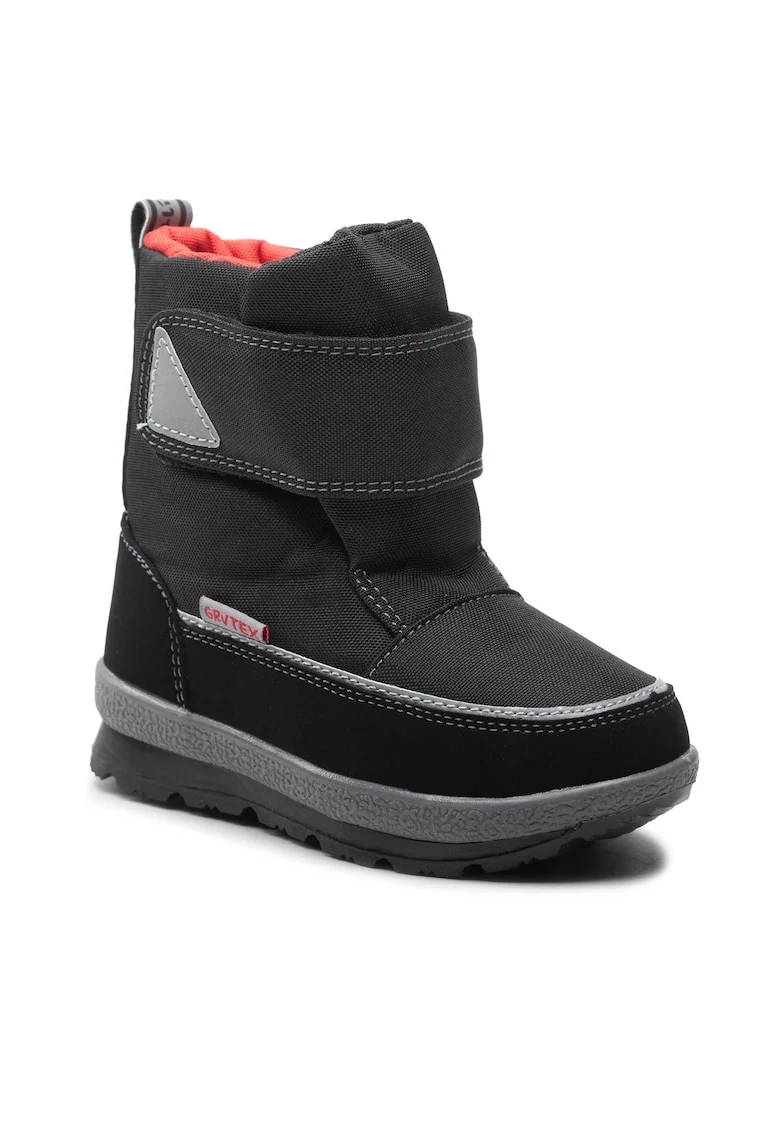 Ghete sport baieti,  textil, negru,