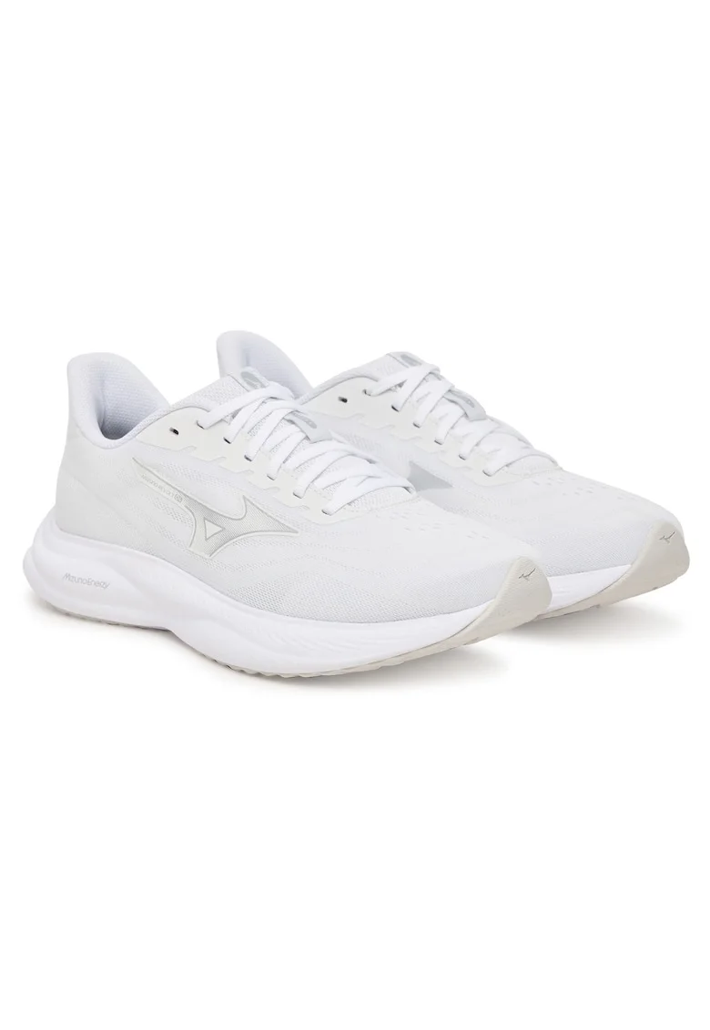 Pantofi sport barbati  alergare, alb, textil