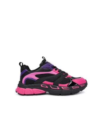 Pantofi sport dama  FLFBVL ELE12, tesatura, negru/roz
