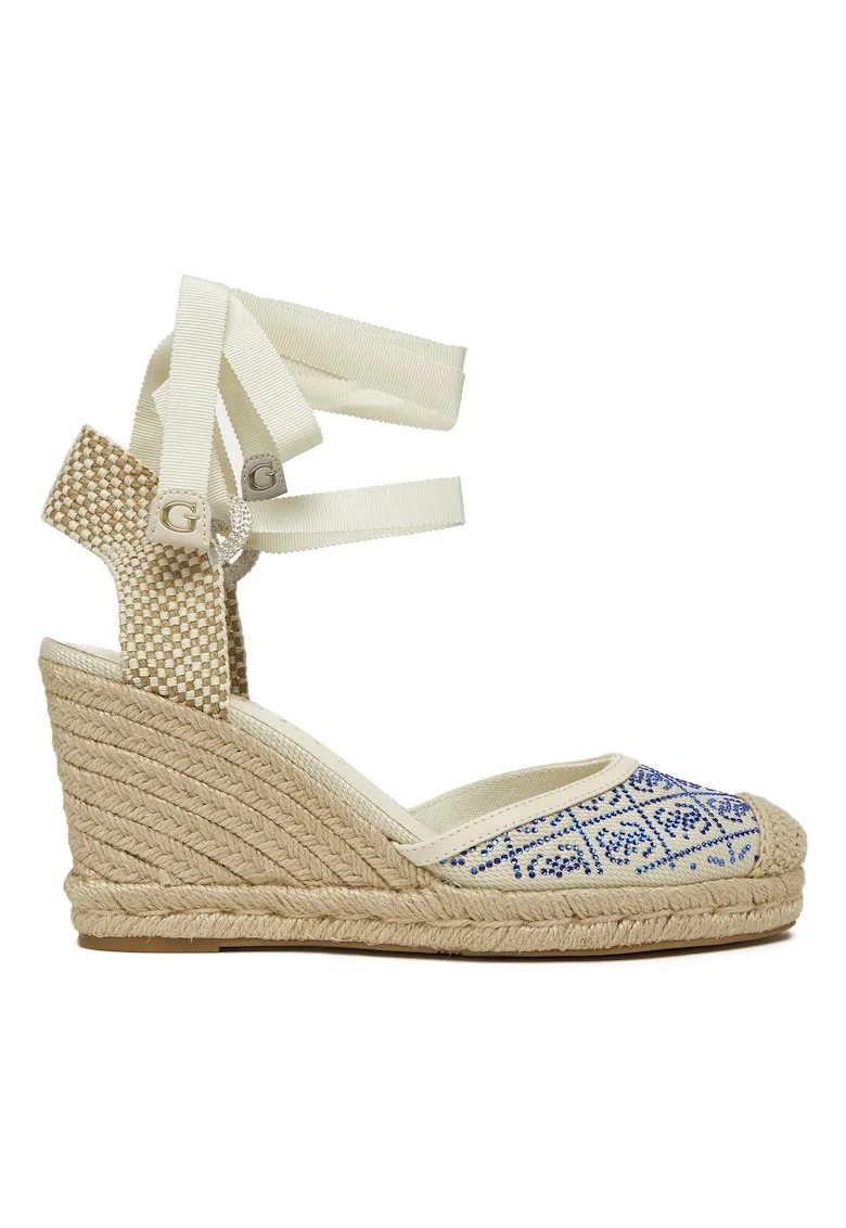 Pantofi dama,  CREM, tesatura,