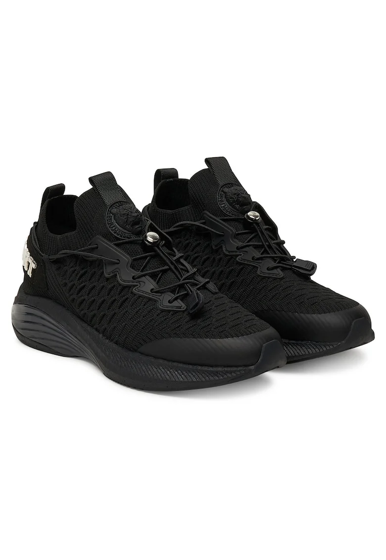 Pantofi sport de barbati,  alergare, negru, textil