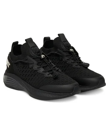 Pantofi sport de barbati,  alergare, negru, textil
