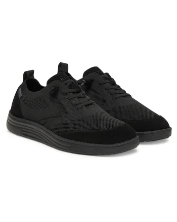 Pantofi sport barbati  Riva 09, negru, textil