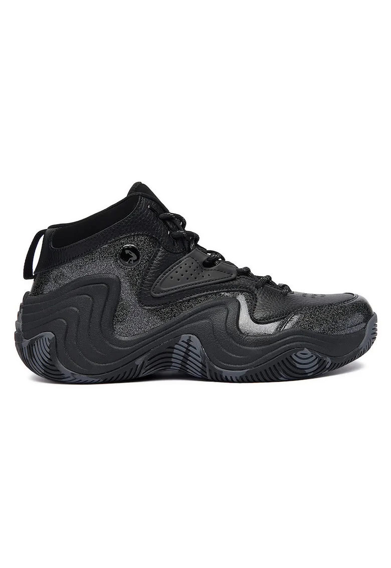 Pantofi sport barbati,  EOSS-JUGGERNAUT AQ95, alergare, negru, piele naturala