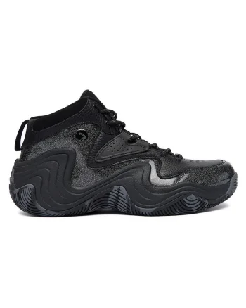 Pantofi sport barbati,  EOSS-JUGGERNAUT AQ95, alergare, negru, piele naturala