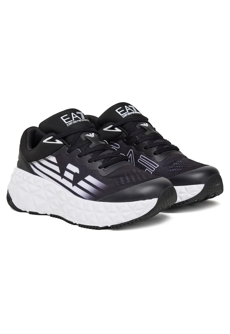 Pantofi sport barbati  alergare, textil, Negru