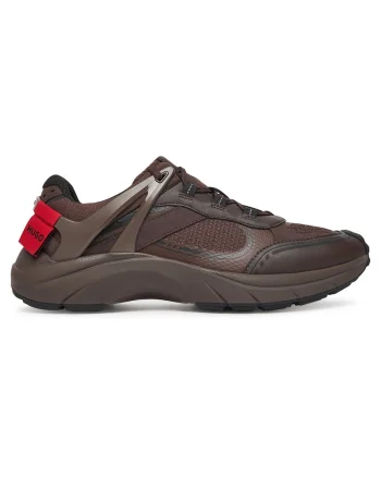 Pantofi sport barbati  model 201, culoare maro, piele ecologica, pentru alergare