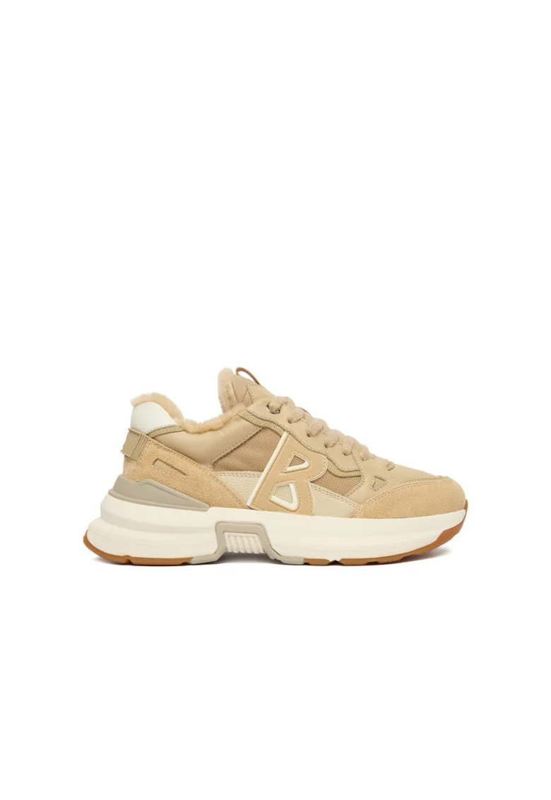 Adidasi sport  22540413, bej, piele naturala