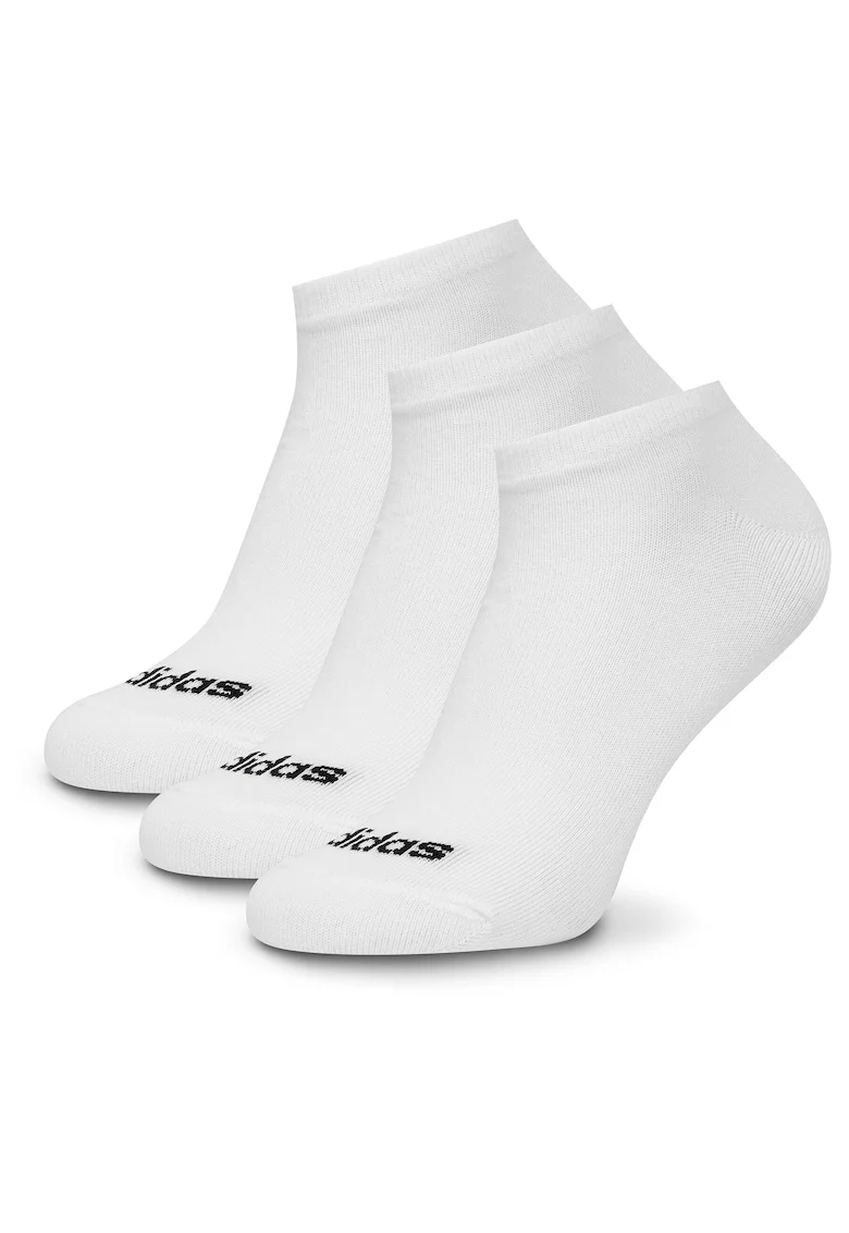 Sosete sport unisex  set 3 perechi, alb,
