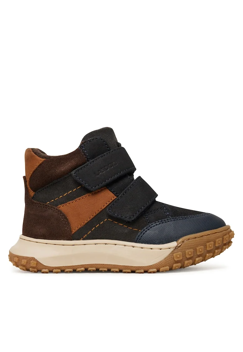 Ghete sport baieti,  piele naturala, multicolor