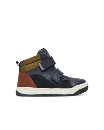 Ghete sport baieti,  din piele naturala, multicolor