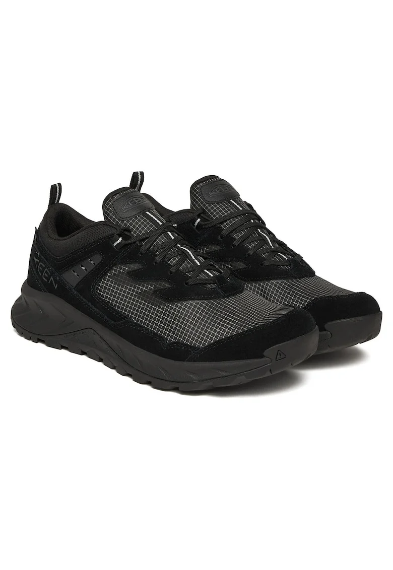 Pantofi sport barbati,  ghete trekking, piele naturala, negru