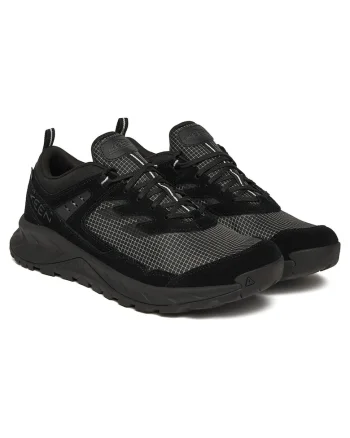 Pantofi sport barbati,  ghete trekking, piele naturala, negru