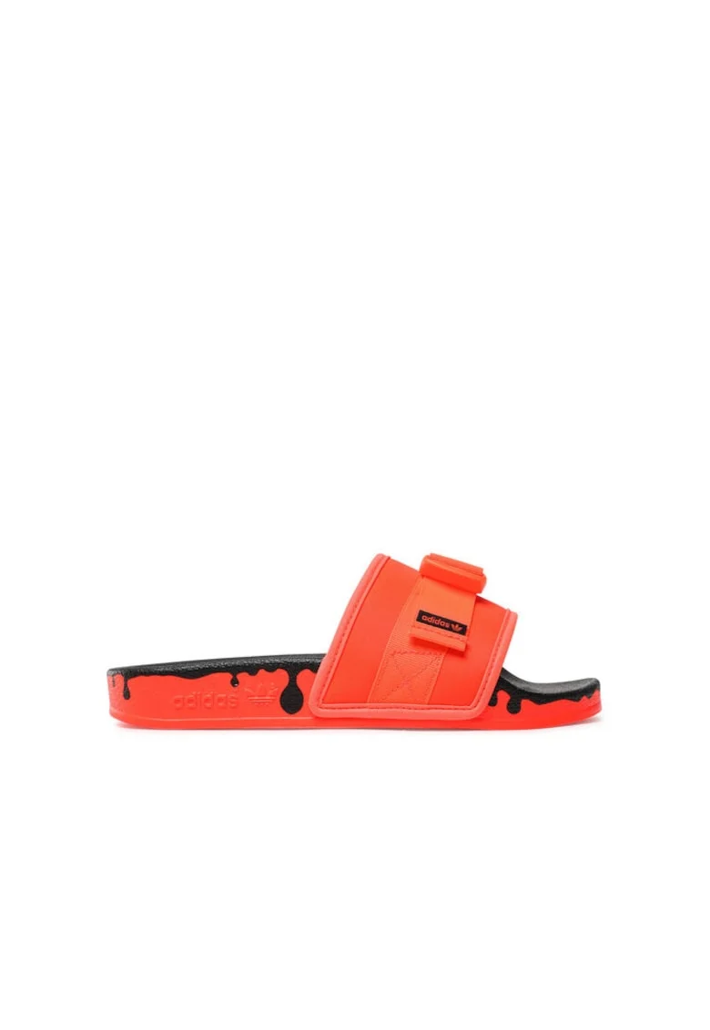 Slapi sport dama,  Solred/Solred/Cblack, rosu, tesatura