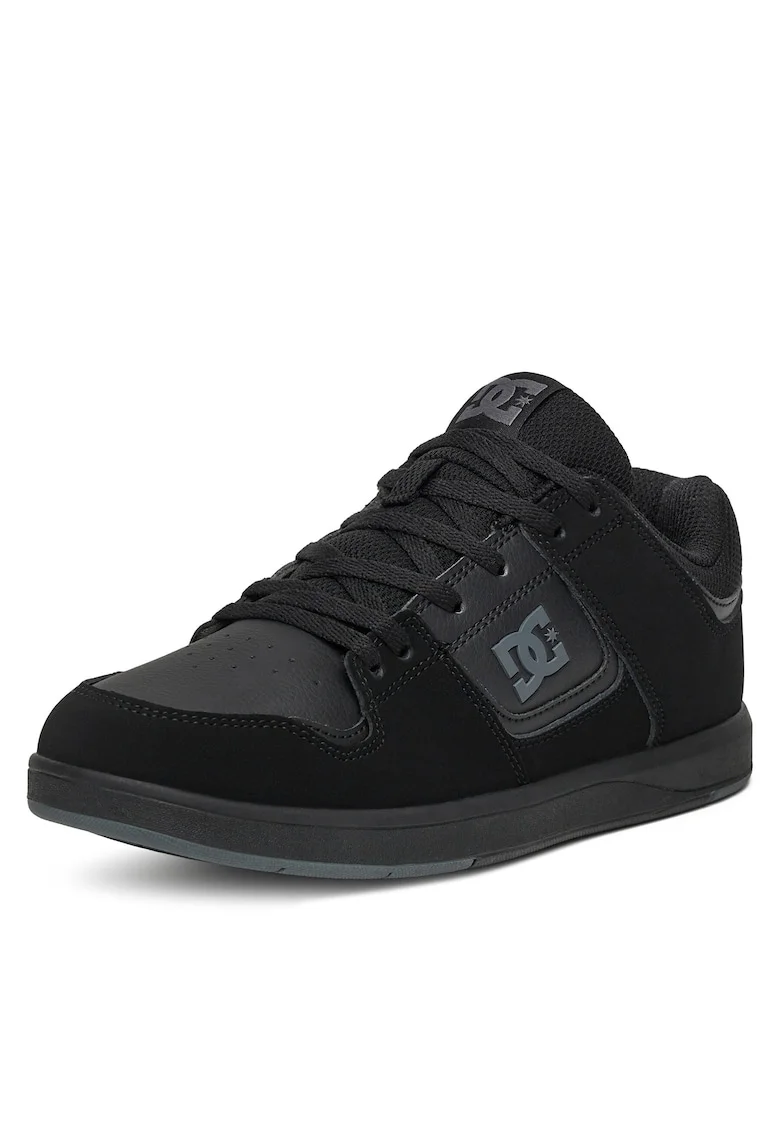 Pantofi sport copii,  adidasi baieti, negru, piele ecologica