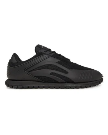 Pantofi sport barbati,  piele ecologica, negru