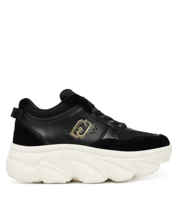 Pantofi sport dama  Steffy 01, piele naturala, negru