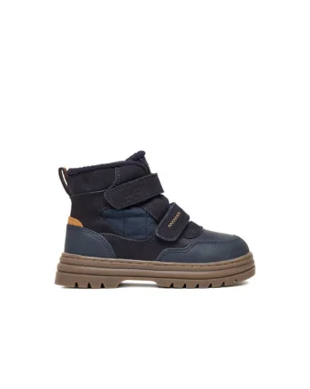 Ghete sport baieti,  piele naturala, bleumarin