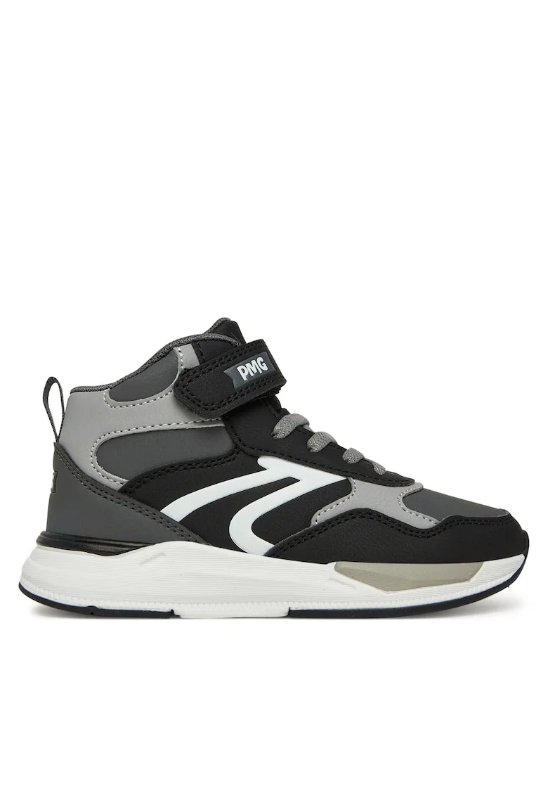 Pantofi sport copii  adidasi baieti, ecologic, negru/gri