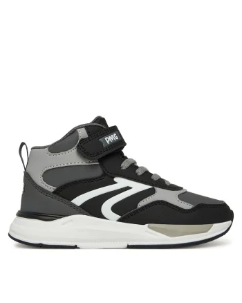 Pantofi sport copii  adidasi baieti, ecologic, negru/gri