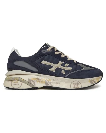 Adidasi  MOERUN VAR 7306, alergare, bleumarin, piele naturala