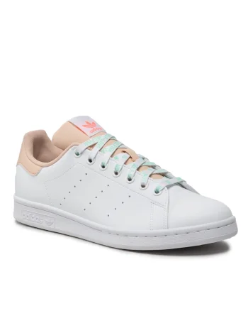 Pantofi sport dama,  Stan Smith, alb, piele ecologica,